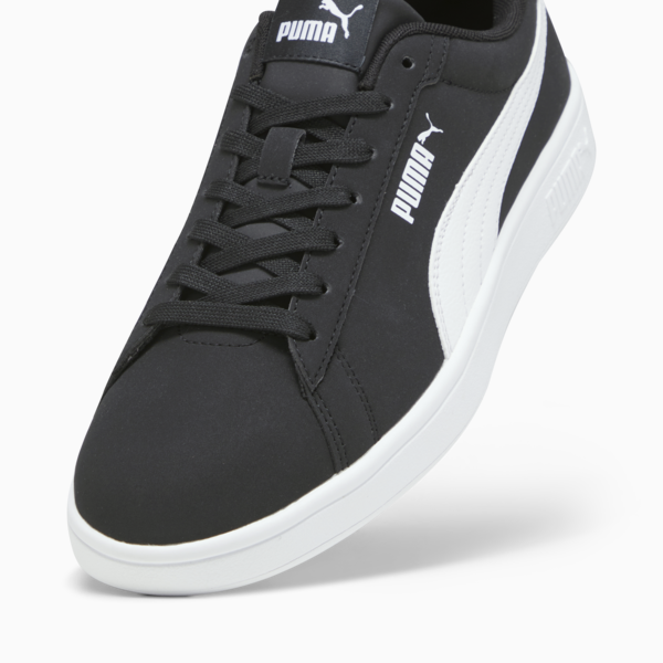 PUMA Smash 3.0 Buck Sneakers, PUMA Black-PUMA White, large-ZAF