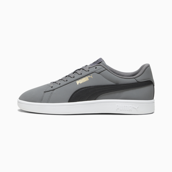 PUMA Smash 3.0 Buck Sneakers, Cool Dark Gray-PUMA Black-PUMA Gold-PUMA White, large-ZAF