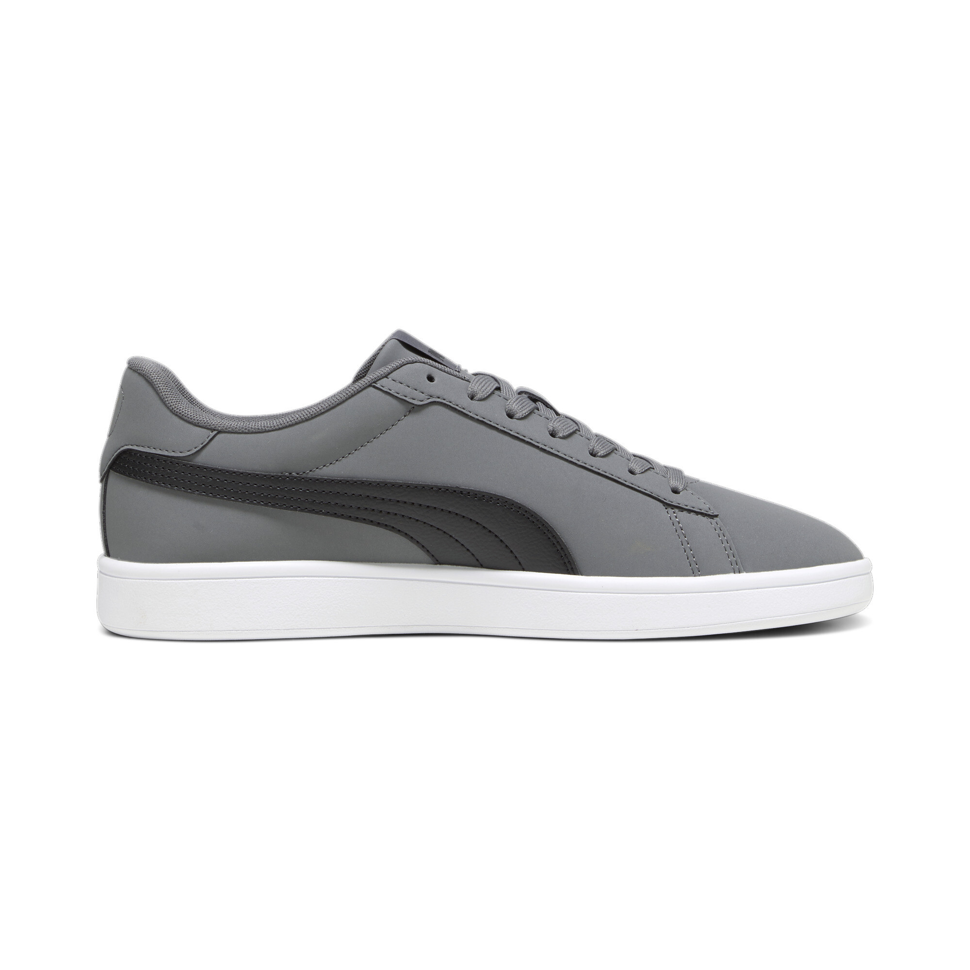 Puma Smash 3.0 Buck Sneakers, Gray, Size 40, Shoes