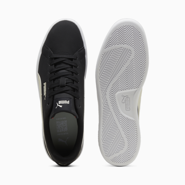 PUMA Smash 3.0 Buck Sneakers, PUMA Black-Alpine Snow-PUMA White, large-ZAF