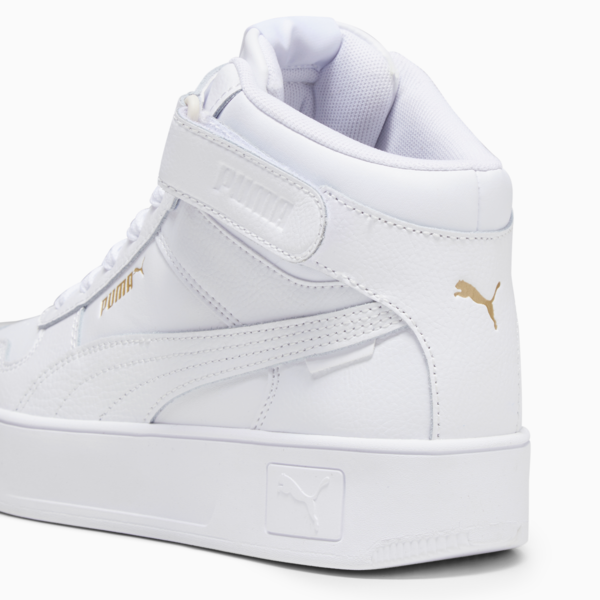 Tenis Mujer Carina Street Lux, PUMA White-PUMA White-PUMA Gold, large-MEX