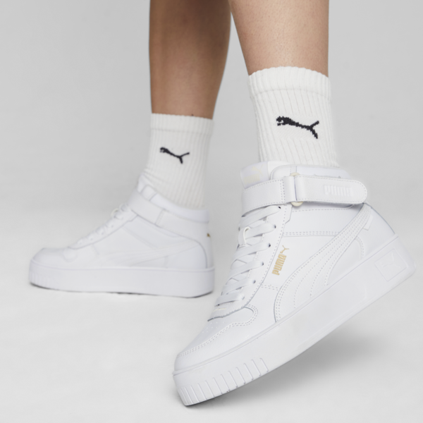 Tenis Mujer Carina Street Lux, PUMA White-PUMA White-PUMA Gold, large-MEX