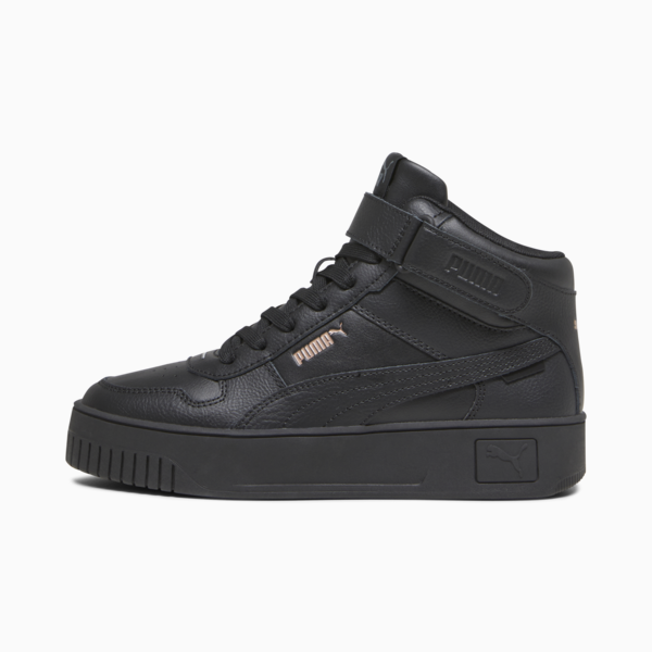 Carina Street Mid Women's Sneakers, PUMA Black-PUMA Black-Rose Gold, large-ZAF