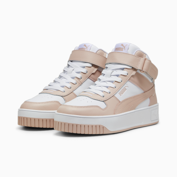 Carina Street Mid Women's Sneakers, PUMA White-Rose Quartz, large-ZAF