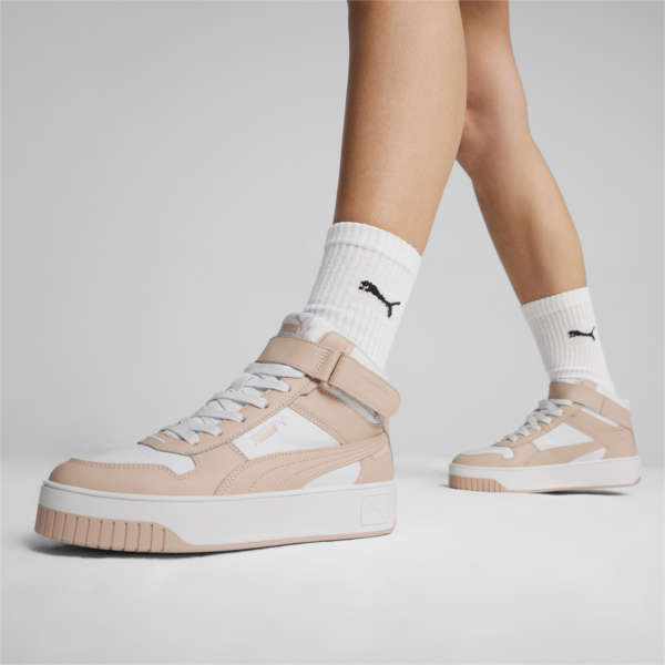 Carina Street Mid Women's Sneakers, PUMA White-Rose Quartz, large-ZAF