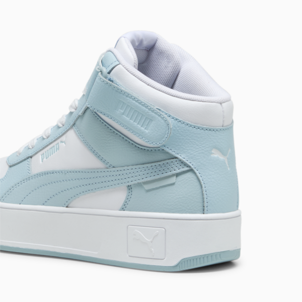 Carina Street Mid Women's Sneakers, PUMA White-Turquoise Surf, large-ZAF