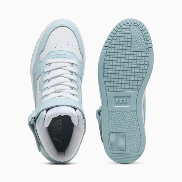 Carina Street Mid Women's Sneakers, PUMA White-Turquoise Surf, large-ZAF