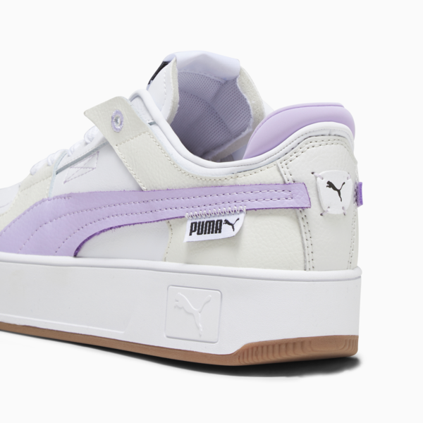 Carina Street VTG Women's Sneakers, PUMA White-Vivid Violet-Vapor Gray, large-ZAF