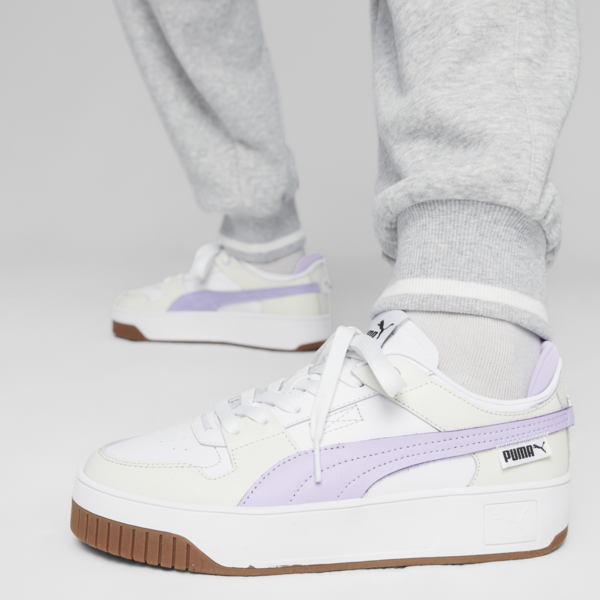 Carina Street VTG Women's Sneakers, PUMA White-Vivid Violet-Vapor Gray, large-ZAF
