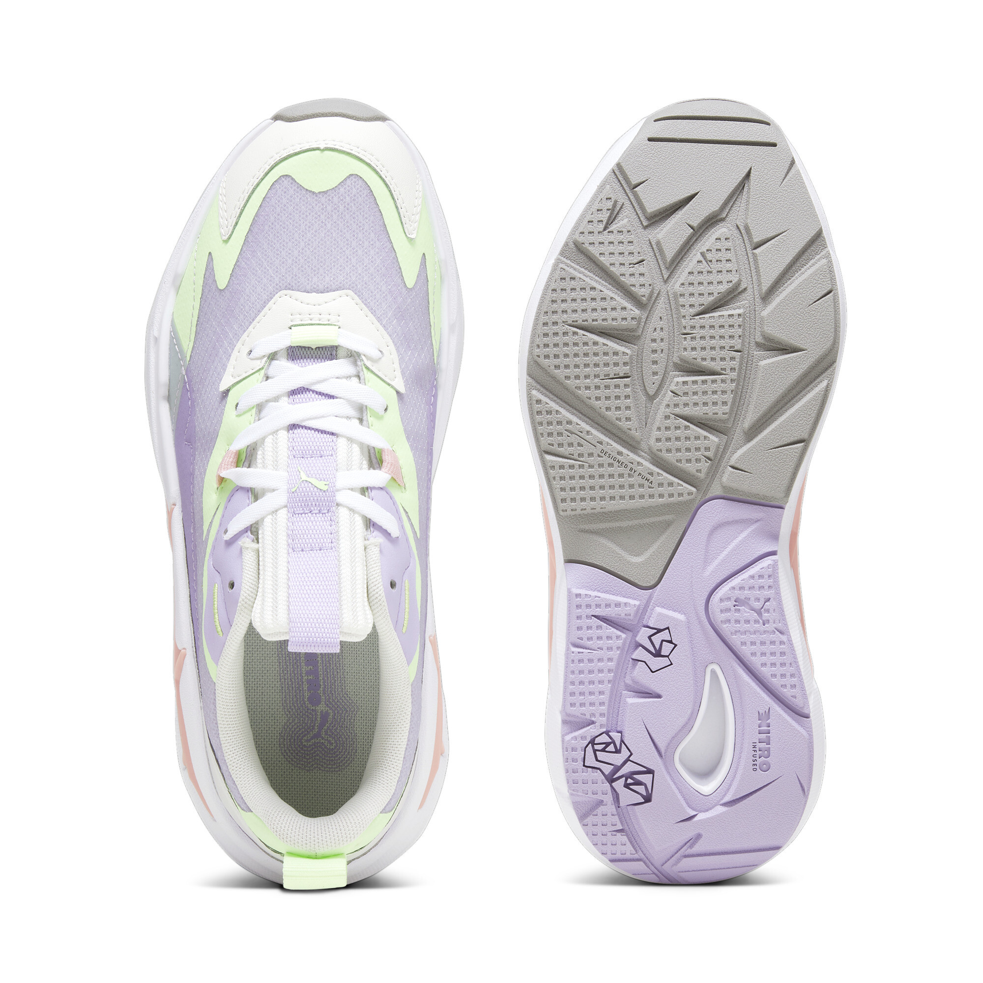 Women's PUMA Spina Nitro Sneakers In Purple, Size EU 35.5