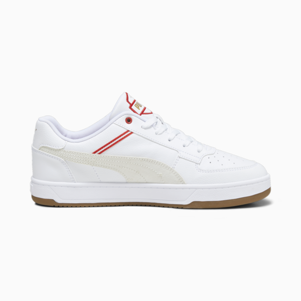 PUMA Caven 2.0 Retro Academia Sneakers, PUMA White-Warm White-For All Time Red-Gold, large-MEX