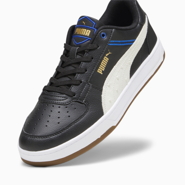 PUMA Caven 2.0 Retro Academia Sneakers, PUMA Black-Warm White-PUMA Team Royal-Gold-Gum, large-ZAF