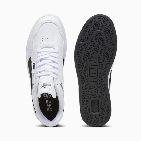 Court Ultra Lite Logo Sneakers, PUMA White-PUMA Black, large-ZAF