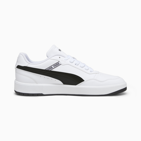 Court Ultra Lite Logo Sneakers, PUMA White-PUMA Black, large-ZAF