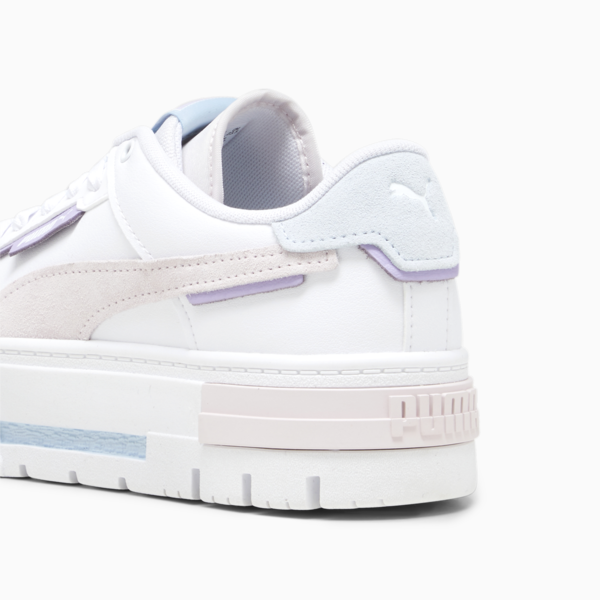Mayze Crashed Women's Sneakers, PUMA White-Galaxy Pink, large-ZAF