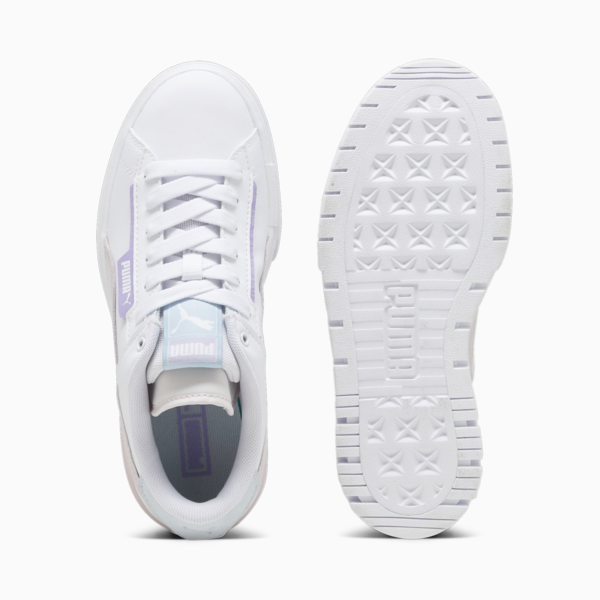 Mayze Crashed Women's Sneakers, PUMA White-Galaxy Pink, large-ZAF