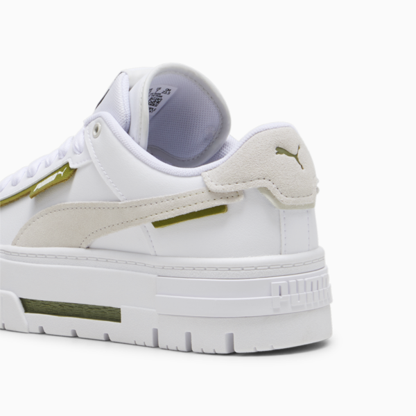 Mayze Crashed Women's Sneakers, PUMA White-Vapor Gray, large-ZAF