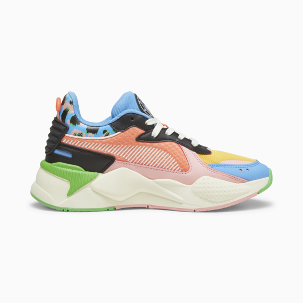 RS-X "Women on the Ball" Women's Sneakers, Hot Heat-Frosted Ivory, large-ZAF