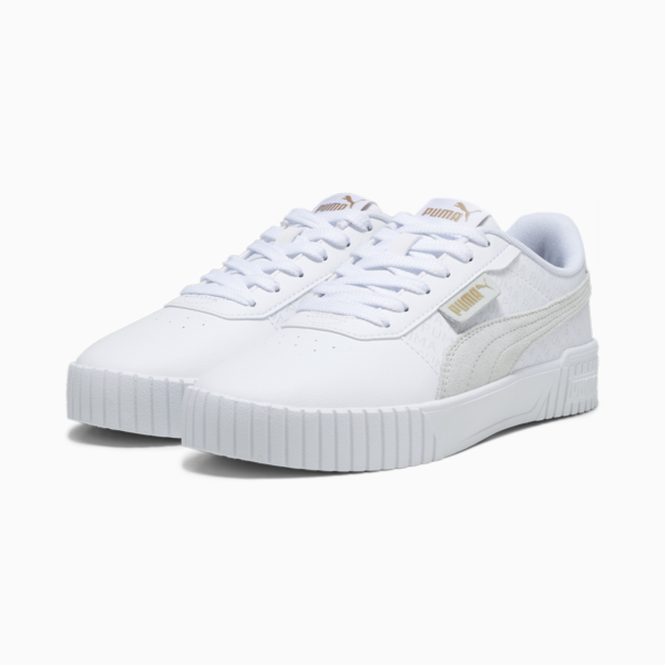 Carina 2.0 Women's Sneakers, PUMA White-PUMA Gold, large-ZAF