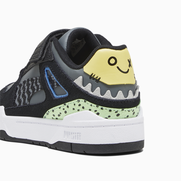 Slipstream Mix Match Kids' Sneakers, Cool Dark Gray-PUMA Black-Flaxen, large-ZAF