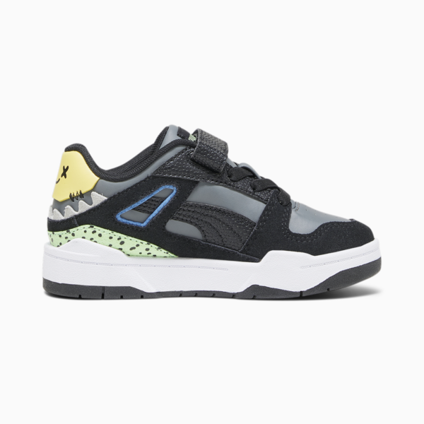 Slipstream Mix Match Kids' Sneakers, Cool Dark Gray-PUMA Black-Flaxen, large-ZAF