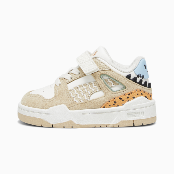 Slipstream Mix Match Toddlers' Sneakers, Warm White-Granola-Silver Sky, large-ZAF