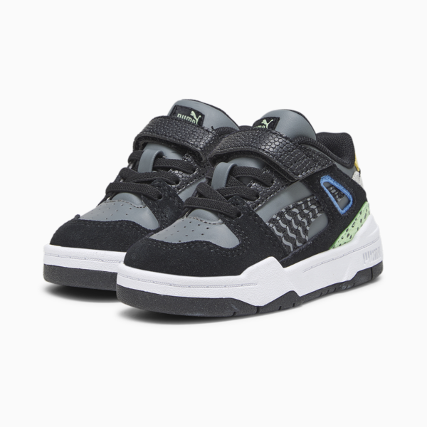 Slipstream Mix Match Toddlers' Sneakers, Cool Dark Gray-PUMA Black-Flaxen, large-ZAF