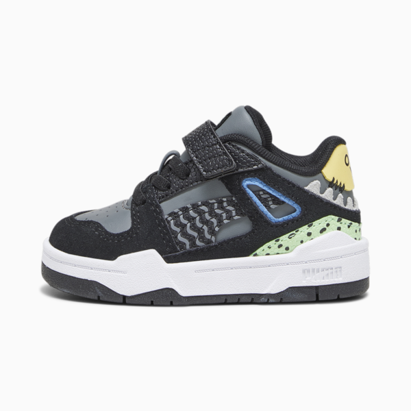Slipstream Mix Match Toddlers' Sneakers, Cool Dark Gray-PUMA Black-Flaxen, large-ZAF