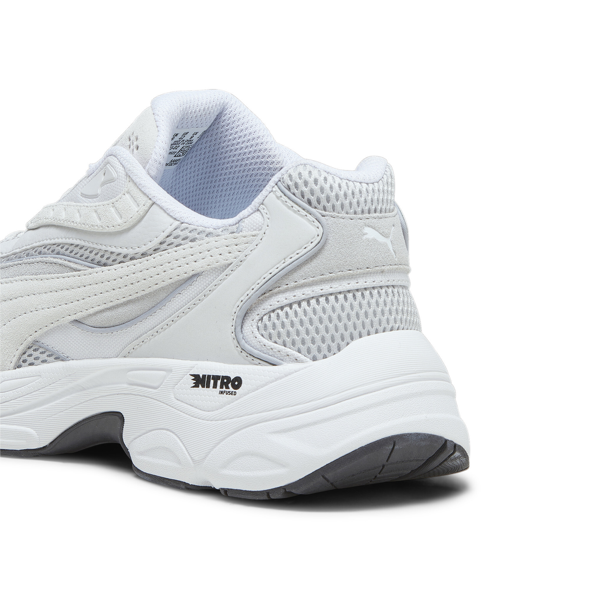 Puma Teveris NITRO Vortex Sneakers, Gray, Size 36, Shoes