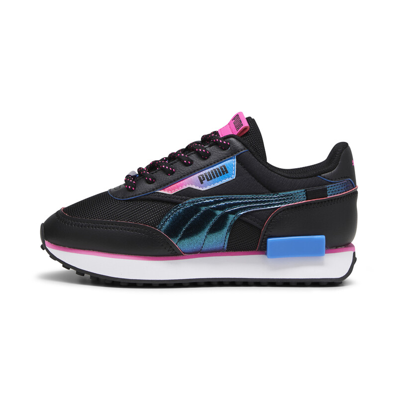 

PUMA Future Rider Cosmic Girl's Sneakers, Black/blue