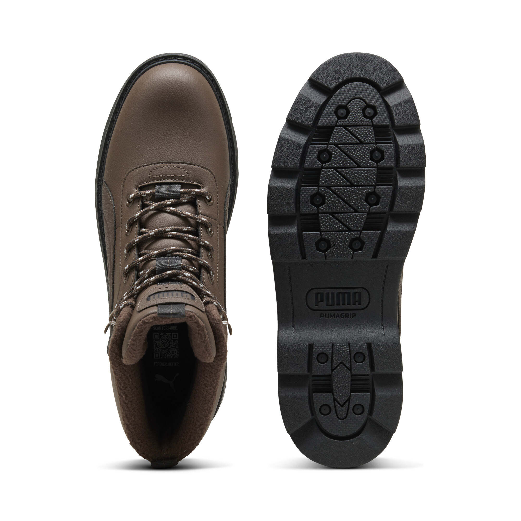 PUMA Desierto v3 wandelschoenen, Grijs/Brons, Maat 37,5 thumbnail 4