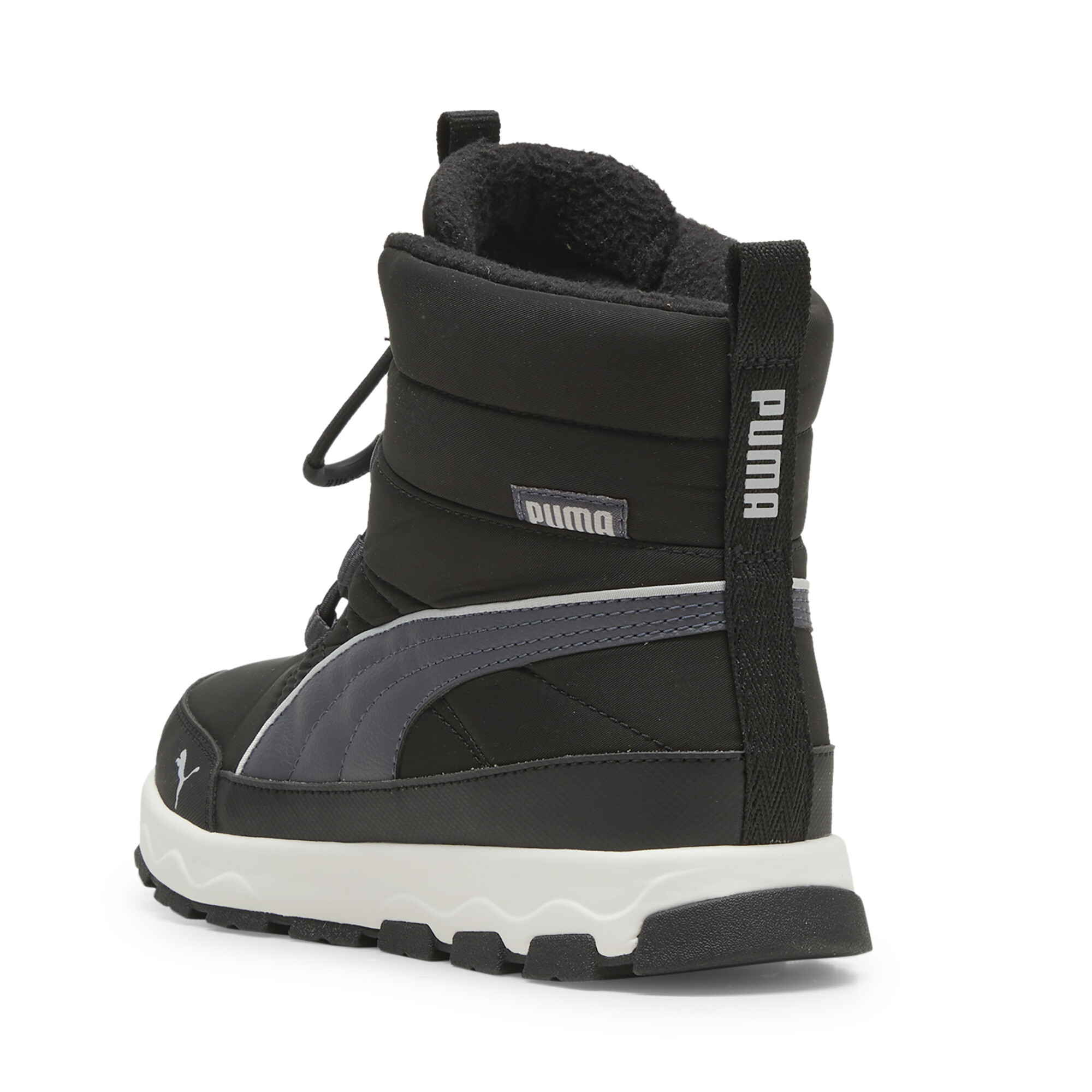 PUMA Evolve schoenen, Zwart/Grijs/Wit, Maat 38,5 thumbnail 5