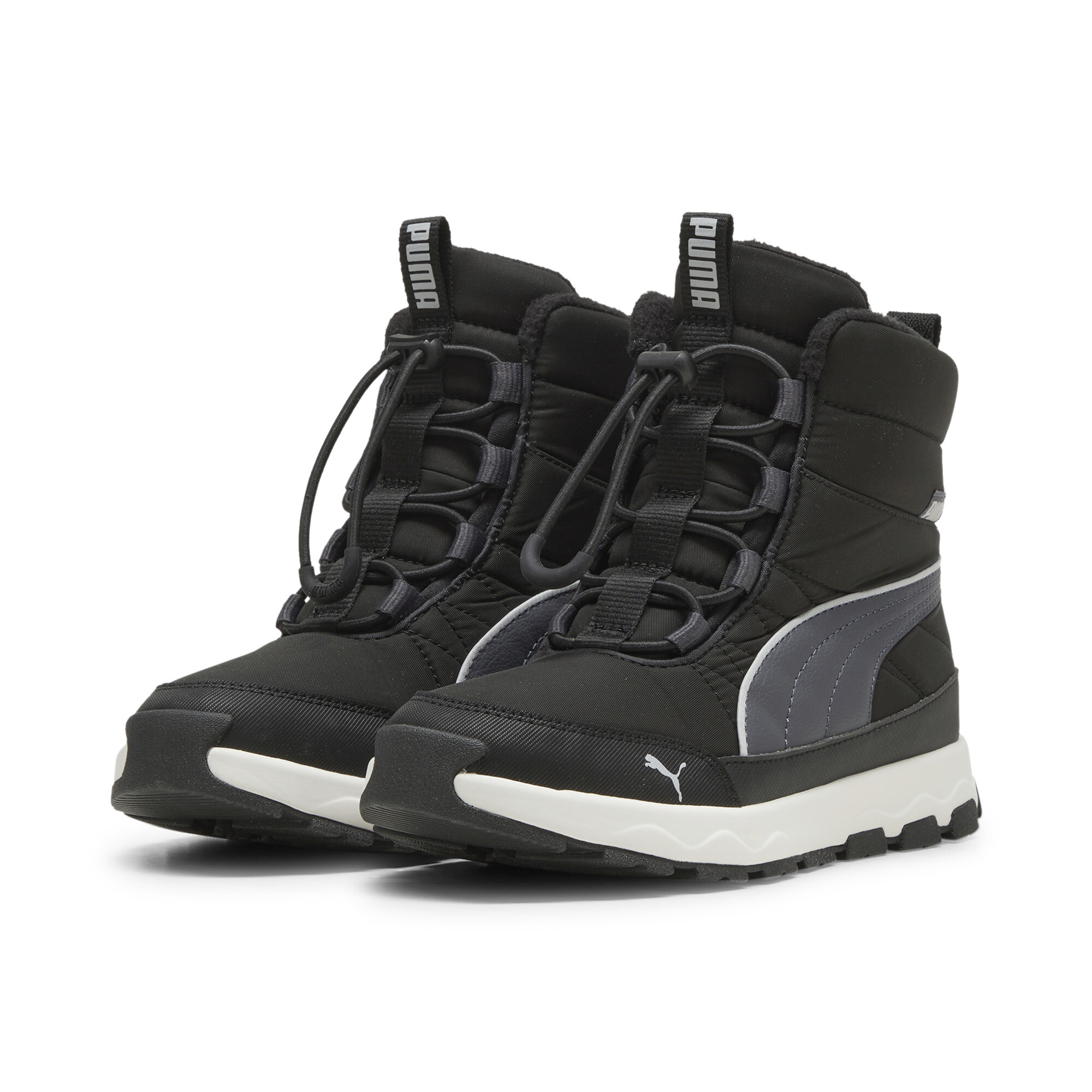 PUMA Evolve schoenen, Zwart/Grijs/Wit, Maat 38,5 thumbnail 6