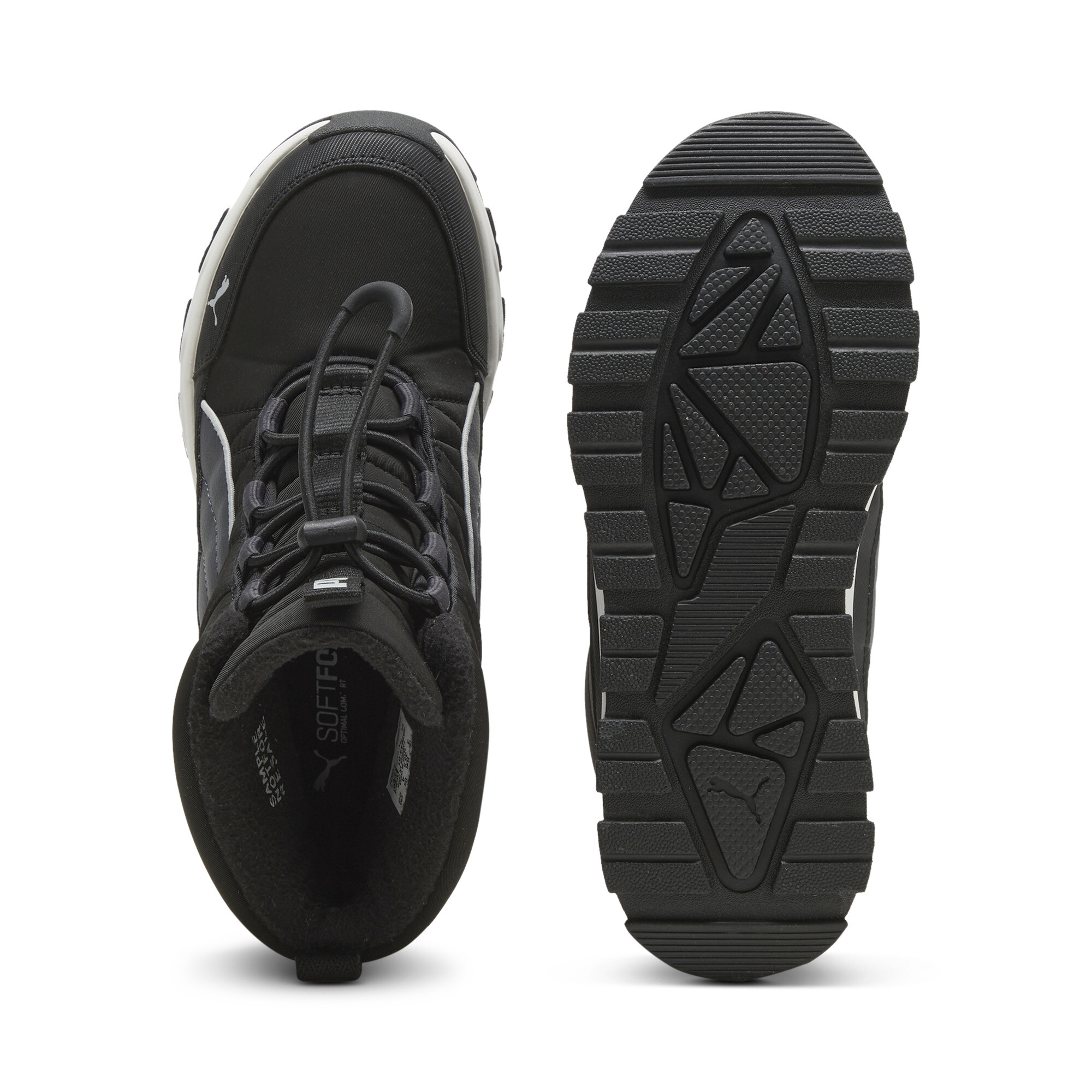 PUMA Evolve schoenen, Zwart/Grijs/Wit, Maat 38,5 thumbnail 4