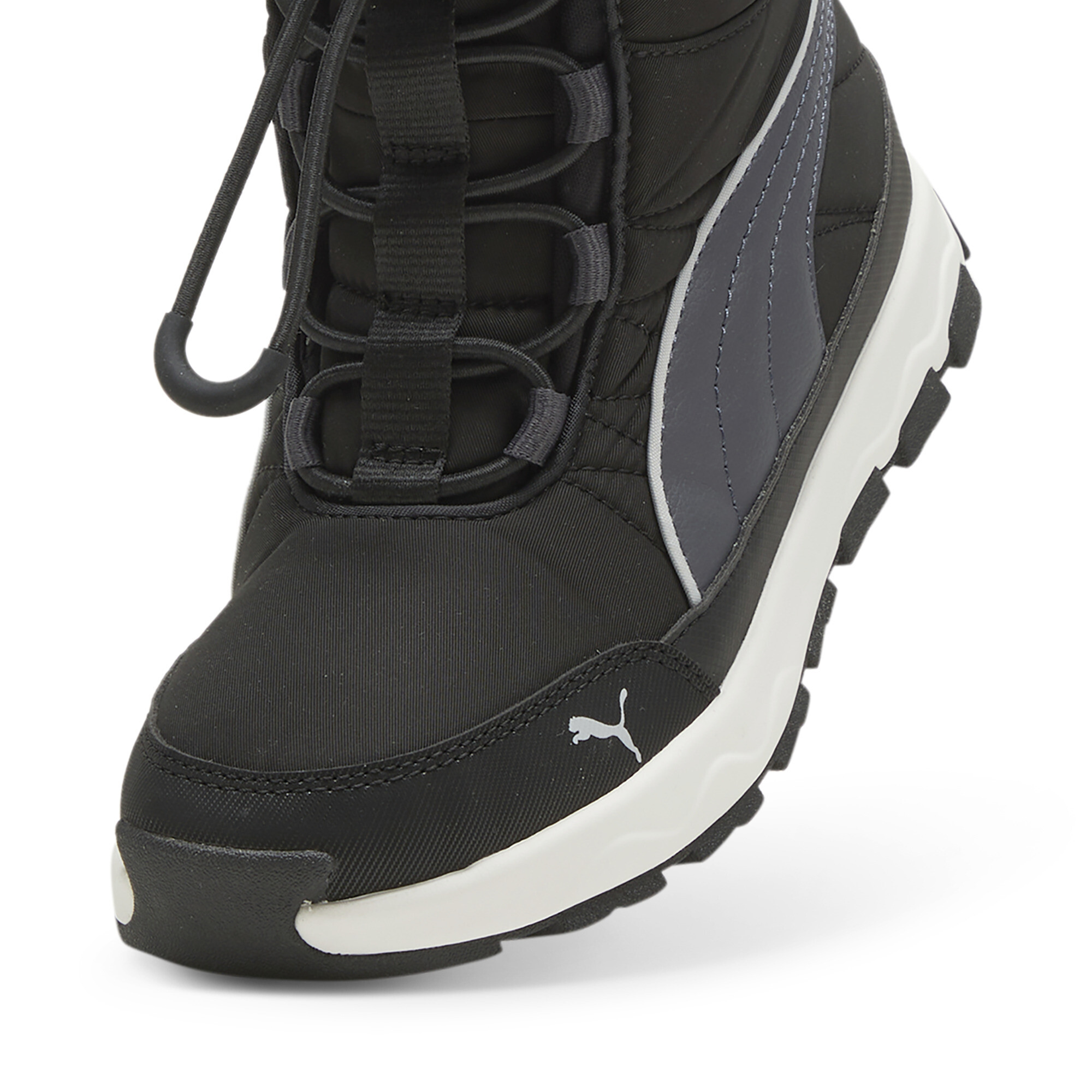 PUMA Evolve schoenen, Zwart/Grijs/Wit, Maat 38,5 thumbnail 2