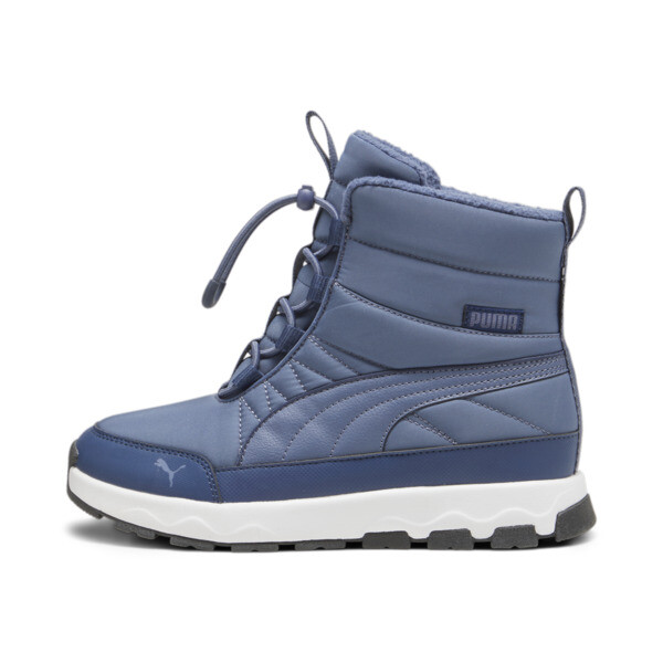 Puma Evolve Big Kids' Boots In Inky Blue-persian Blue- White