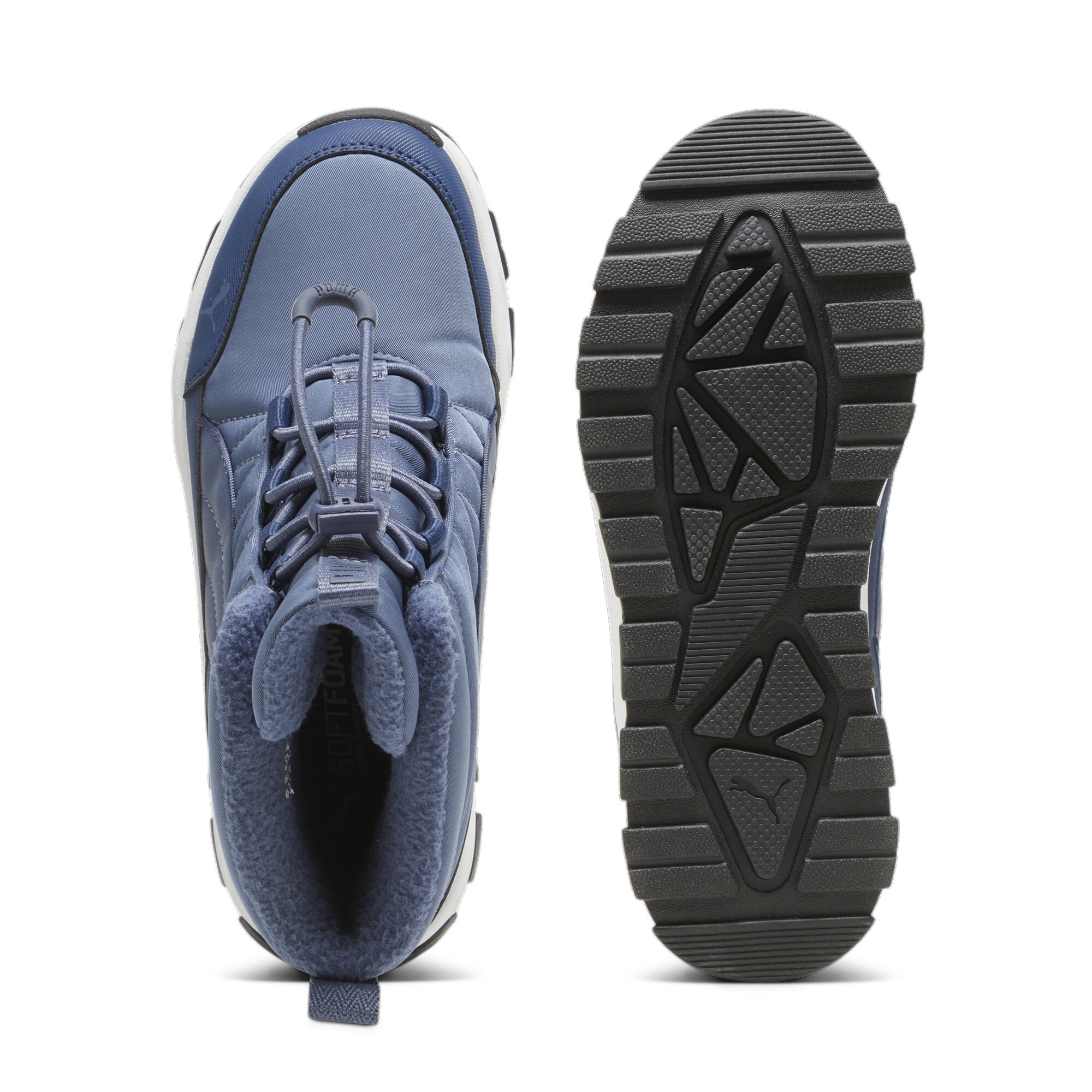 PUMA Evolve schoenen, Blauw/Wit, Maat 35,5 thumbnail 4