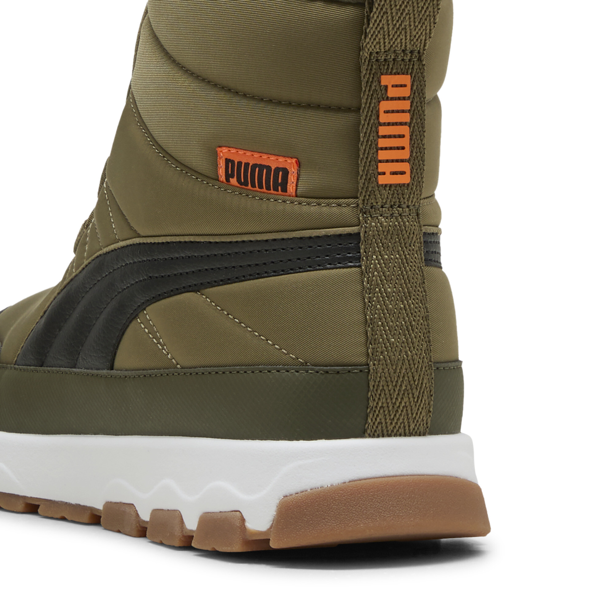 PUMA Evolve schoenen, Zwart/Oranje, Maat 36 thumbnail 5