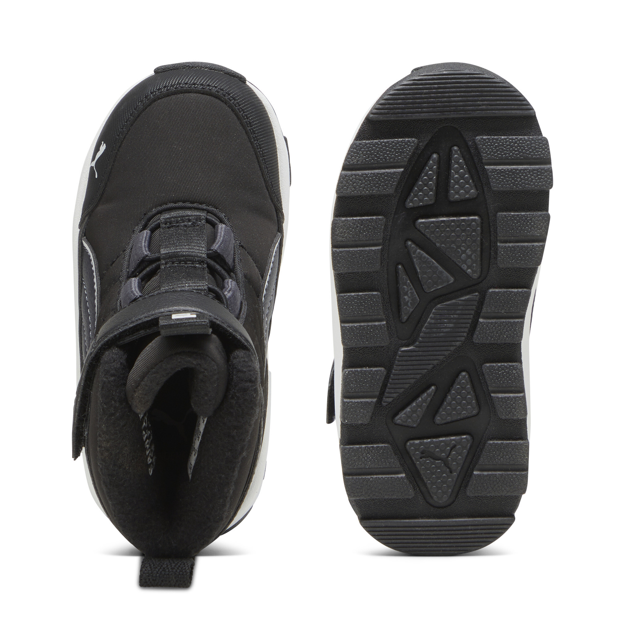 PUMA Evolve laarzen, Zwart/Grijs/Wit, Maat 24 thumbnail 4