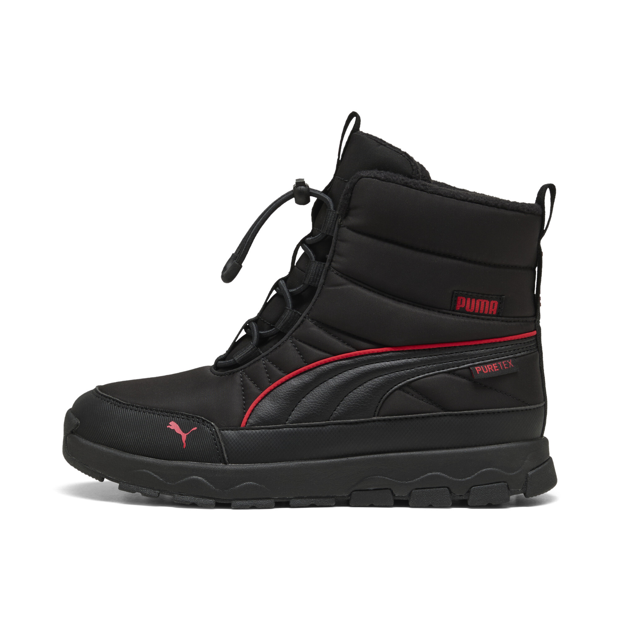 PUMA Evolve Puretex Big Kids' Waterproof Boots in Black, Size 4.5