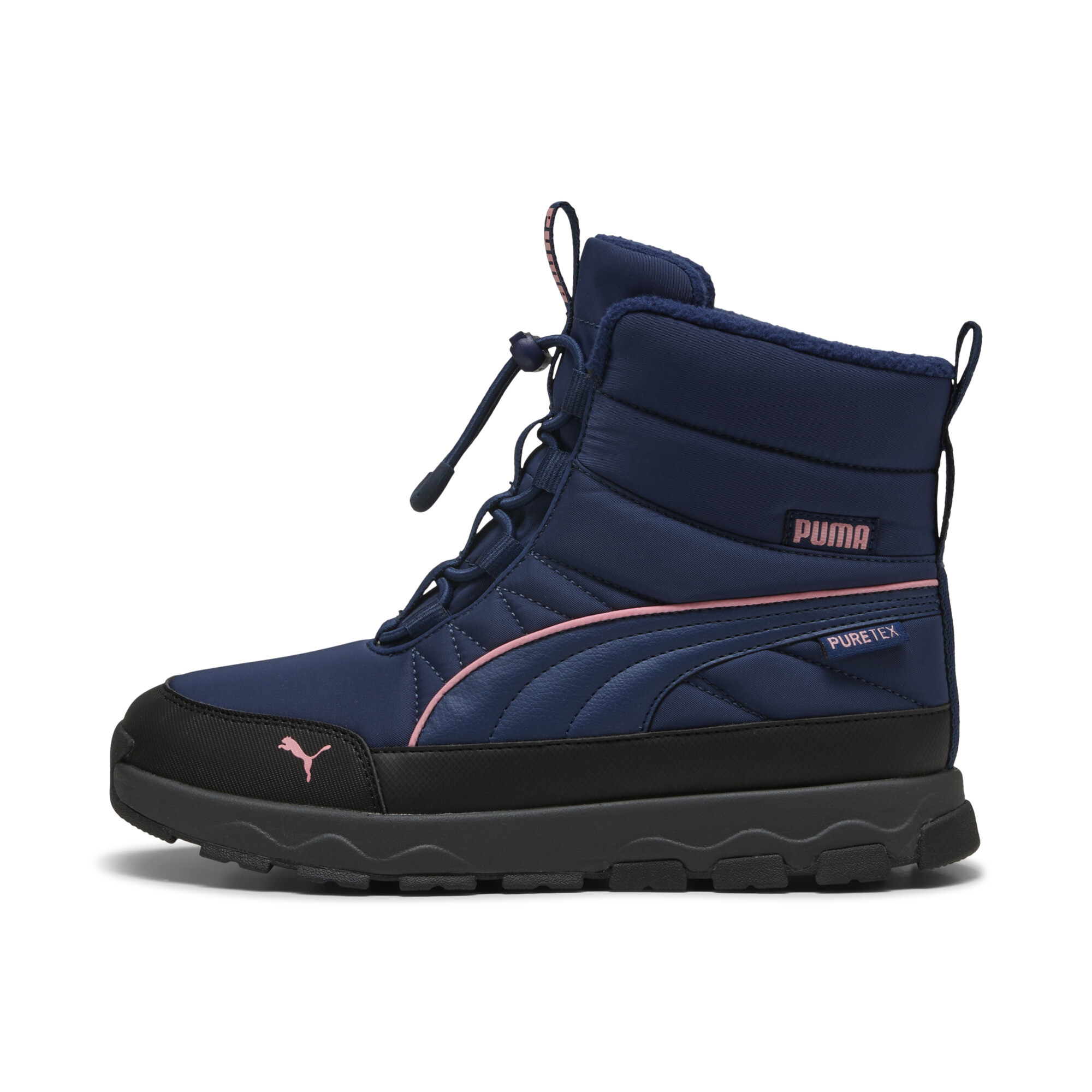 PUMA Evolve Puretex Big Kids' Waterproof Boots in Blue, Size 5.5
