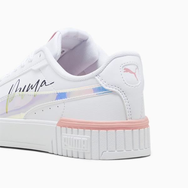 Carina 2.0 Crystal Wings Youth Sneakers, PUMA White-Peach Smoothie-PUMA Black, large-ZAF