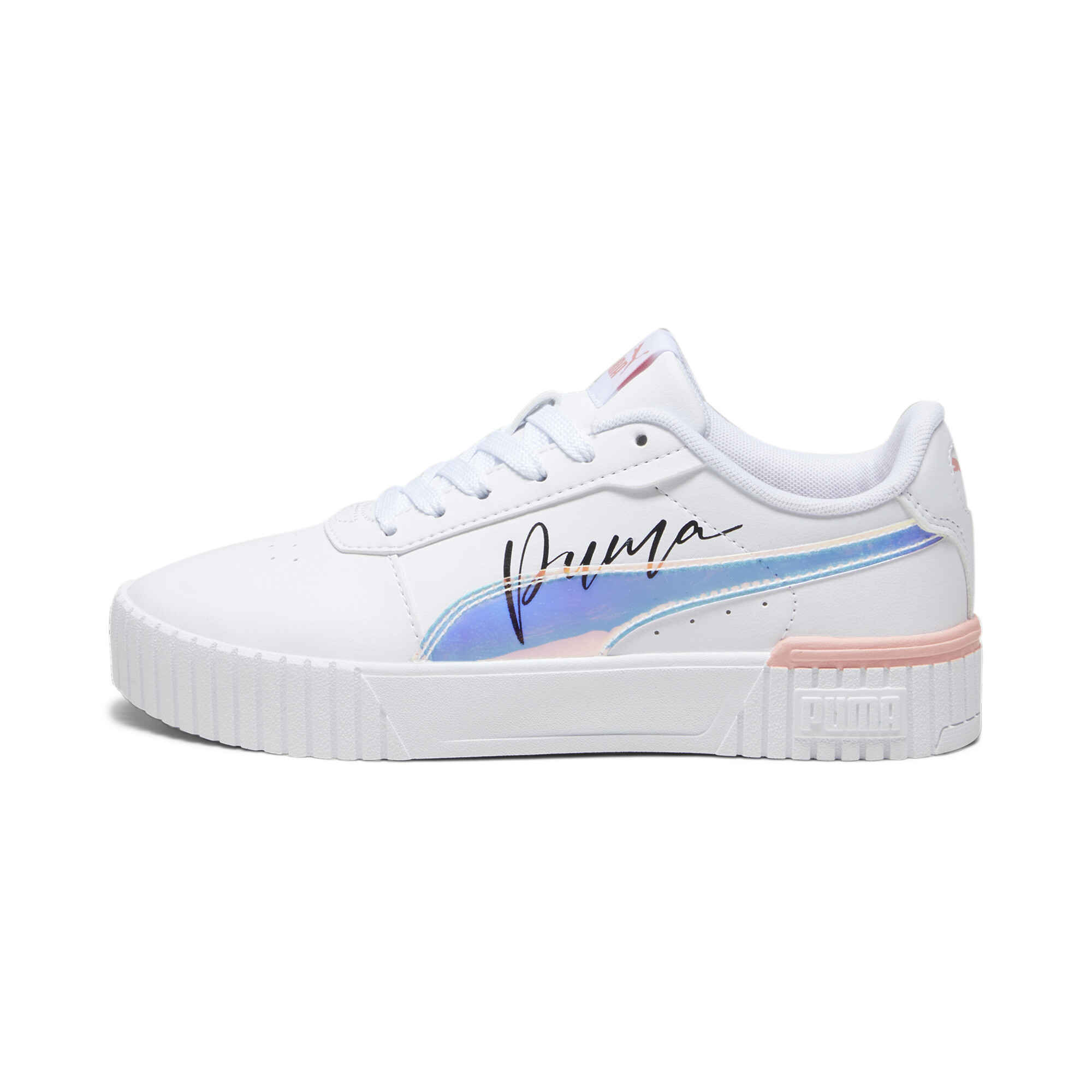 Puma Carina 2.0 Crystal Wings Sneakers Jugendliche Schuhe Für Damen Für Kinder | White/Peach Smoothie/Black | Größe: 37....