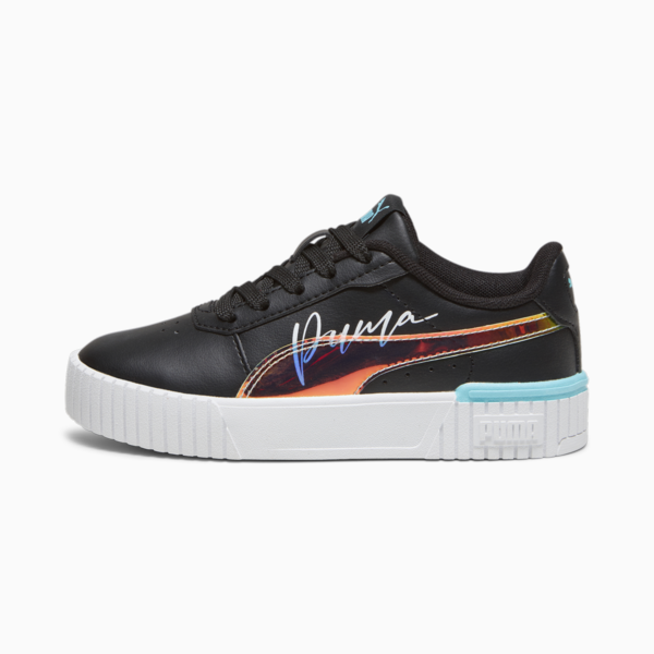 Carina 2.0 Crystal Wing Kids' Sneakers, PUMA Black-Team Aqua-PUMA White, large-ZAF