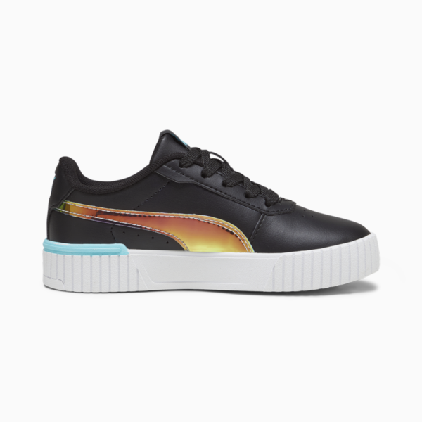 Carina 2.0 Crystal Wing Kids' Sneakers, PUMA Black-Team Aqua-PUMA White, large-ZAF