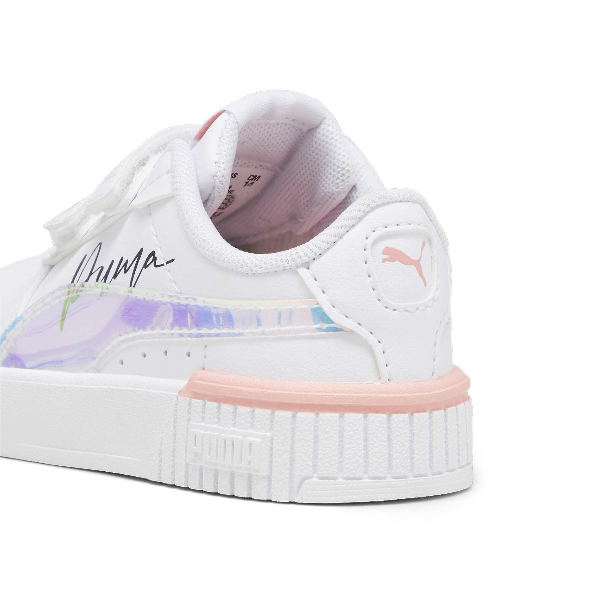 Women's Puma Carina 2.0 Crystal Wing Sneakers Baby, White, Size 23, Shoes