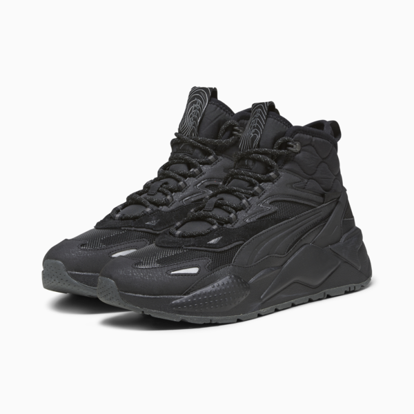 RS-X Hi Sneakers, PUMA Black-Shadow Gray, large-MEX