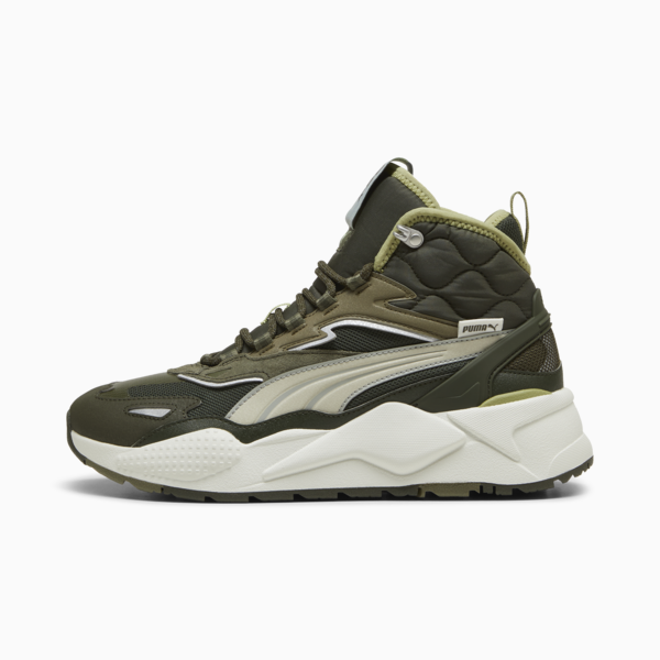 RS-X Hi Sneakers, Dark Olive-Vapor Gray, large-MEX