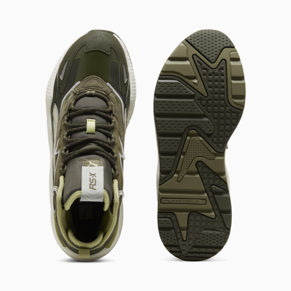 RS-X Hi Sneakers, Dark Olive-Vapor Gray, large-MEX