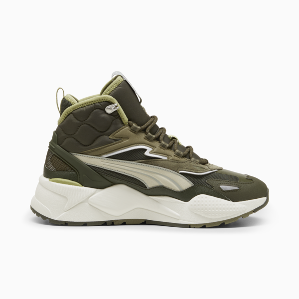 RS-X Hi Sneakers, Dark Olive-Vapor Gray, large-MEX